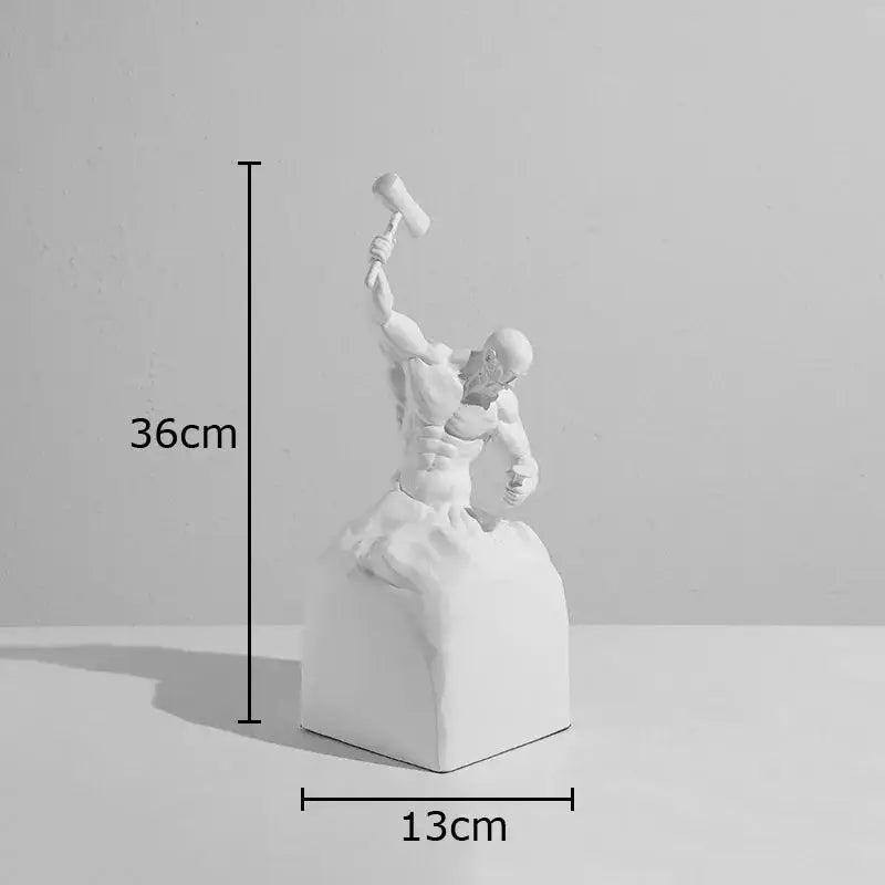 DecorBites™ Abstract Art Character Statue Resin Sculpture Desk Ornament
