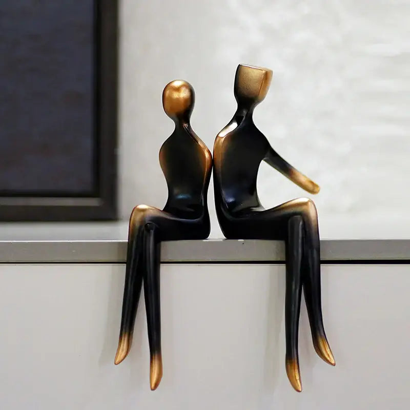 DecorBites™ Abstract Art Lover Resin Statue Decoration Valentine's Anniversary Gift
