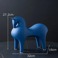 DecorBites™ Abstract Ceramic Horse Sculpture Decorative Figurine