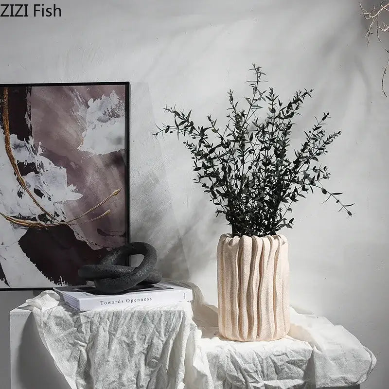 DecorBites™ Abstract Ceramic Knot Sculpture for Room Aesthetic Decor