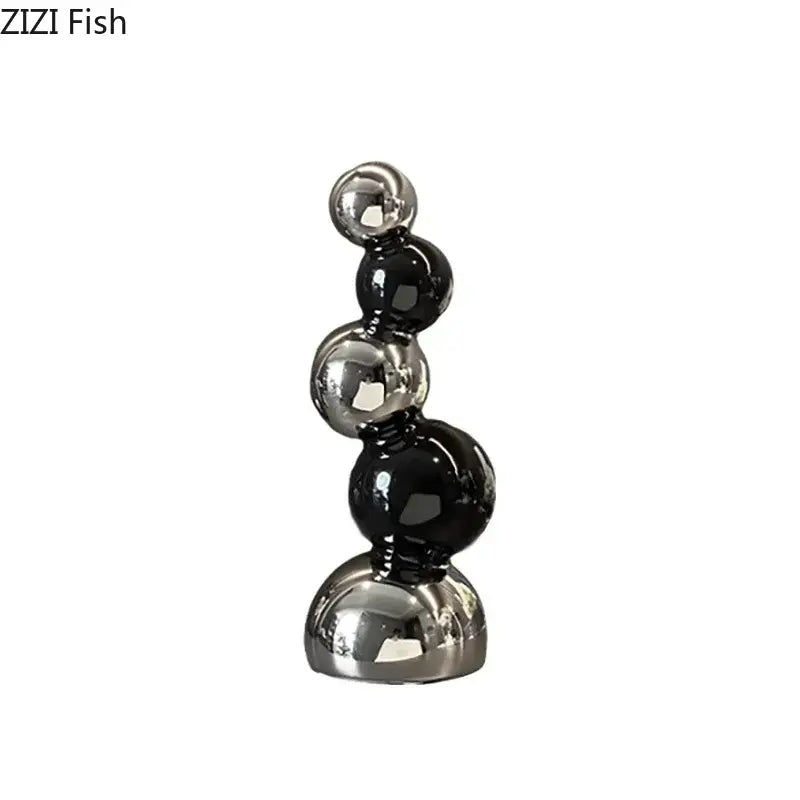 DecorBites™ Abstract Ceramic Sculpture Ornaments Modern Desk Decoration Room Aesthetics Decor