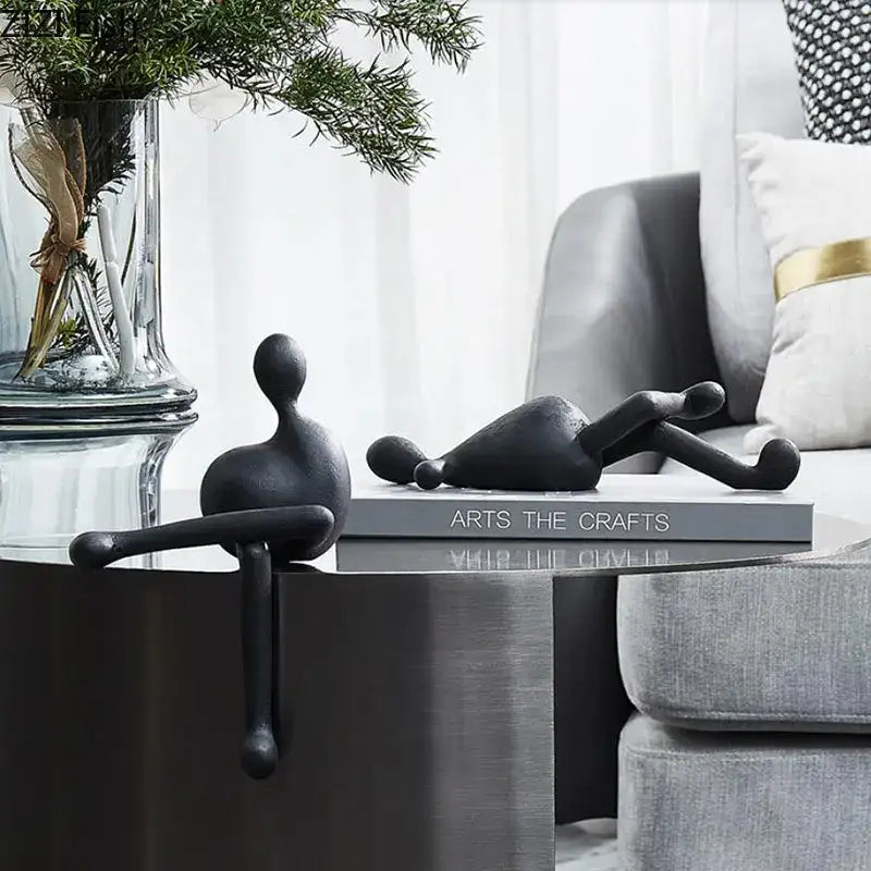 DecorBites™ Abstract Characters Resin Sculpture Desk Decoration Modern Home Decor Figure Statue