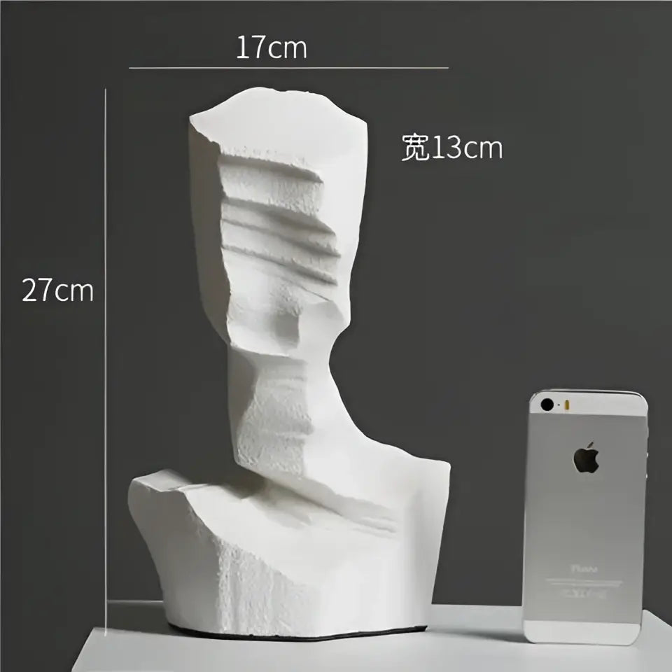 DecorBites™ Abstract Characters Sculpture Decoration for Modern Living Room Hotel Entry Wine Cabinet
