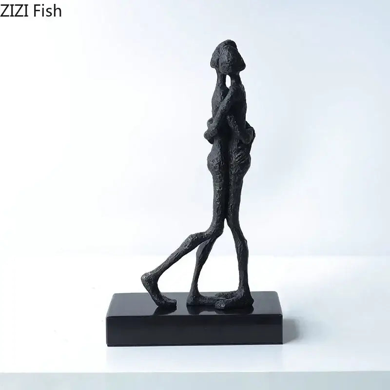 DecorBites™ Abstract Couple Statue for Desk Decoration and Room Aesthetics