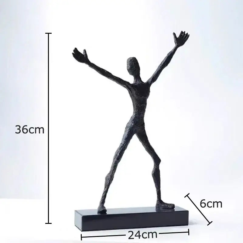 DecorBites™ Abstract Couple Statue for Desk Decoration and Room Aesthetics