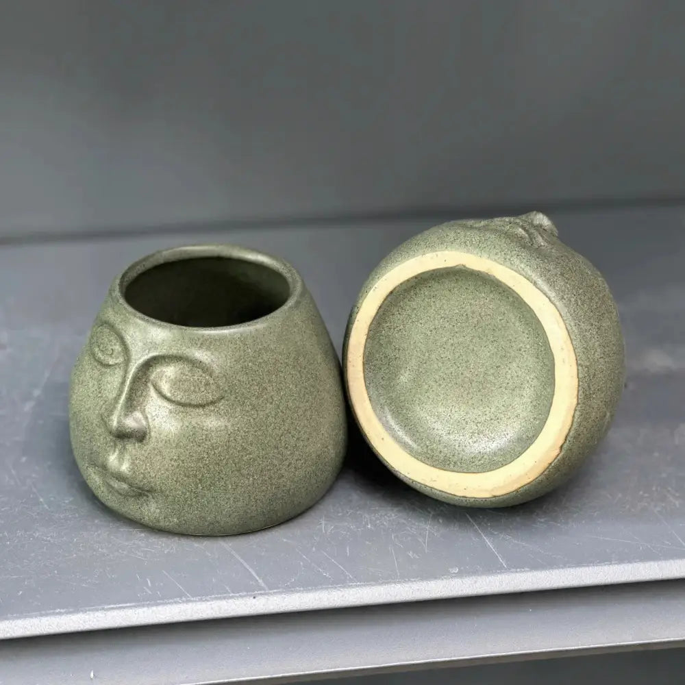 DecorBites™ Abstract Face Ceramic Flowerpot Vase Ashtray Plant Home Decor Accessories
