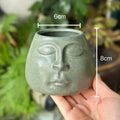 DecorBites™ Abstract Face Ceramic Flowerpot Vase Ashtray Plant Home Decor Accessories
