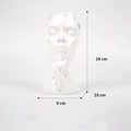 DecorBites™ Abstract Face Mask Silence Gold Resin Statue Home Decor Figurine
