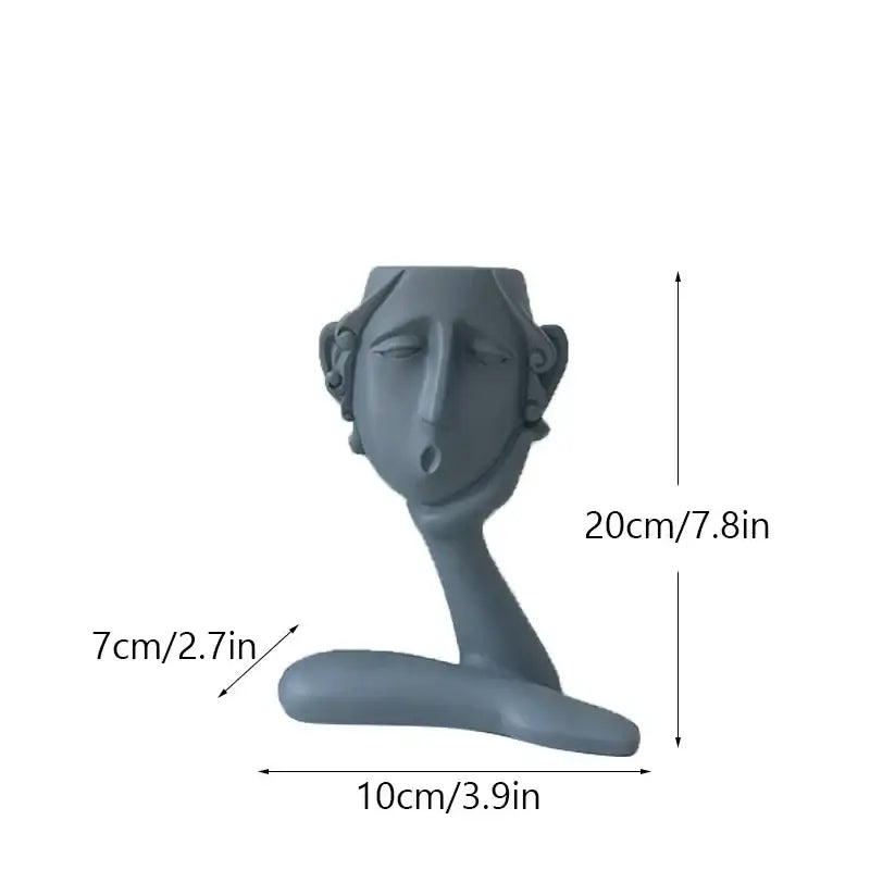 DecorBites™ Abstract Family Flowerpot Ornament for Home Interior Decoration