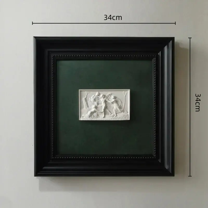 DecorBites™ Abstract Figure Relief Sculpture Decorative Painting Wall Decoration