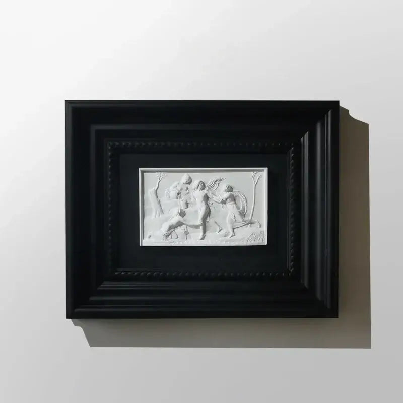 DecorBites™ Abstract Figure Relief Sculpture Decorative Painting Wall Decoration