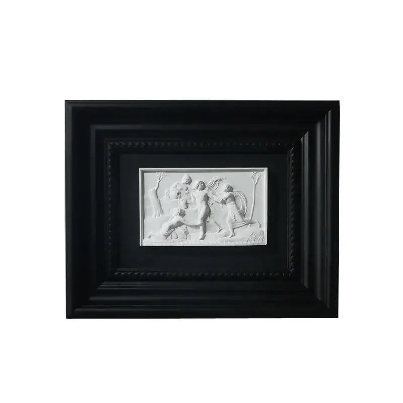 DecorBites™ Abstract Figure Relief Sculpture Decorative Painting Wall Decoration