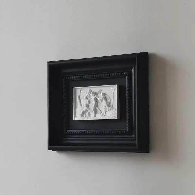 DecorBites™ Abstract Figure Relief Sculpture Decorative Painting Wall Decoration