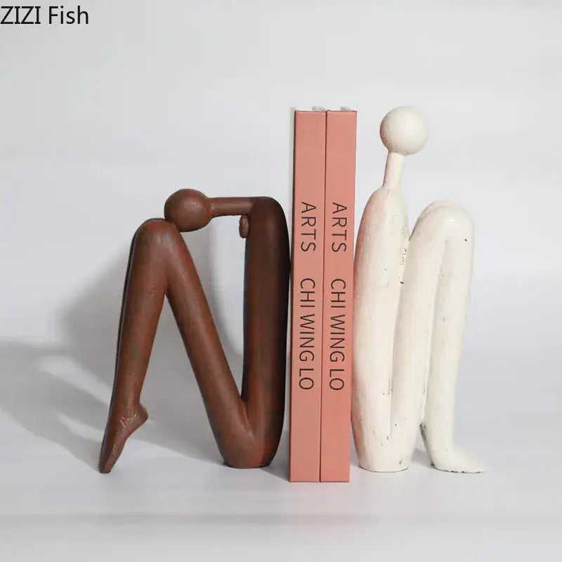 DecorBites™ Abstract Figure Resin Sculpture Desk Decor Modern Home Ornament