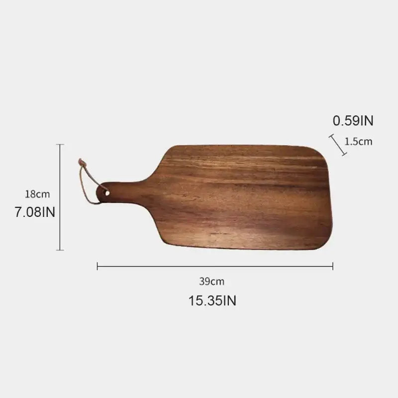 DecorBites™ Acacia Wooden Chopping Block - Versatile Kitchen Cutting Board