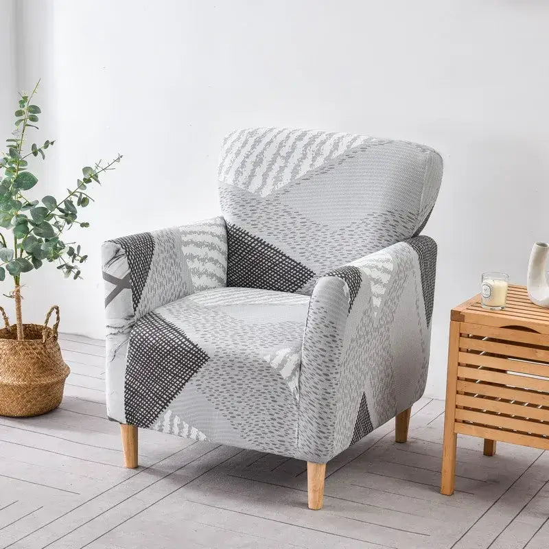 DecorBites™ Accent Chair Cover Slipcovers | Stretch Sofa Couch Case