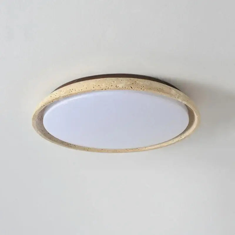 DecorBites™ Acryl Travertine LED Ceiling Lights - Modern Natural Stone Ceiling Lamp