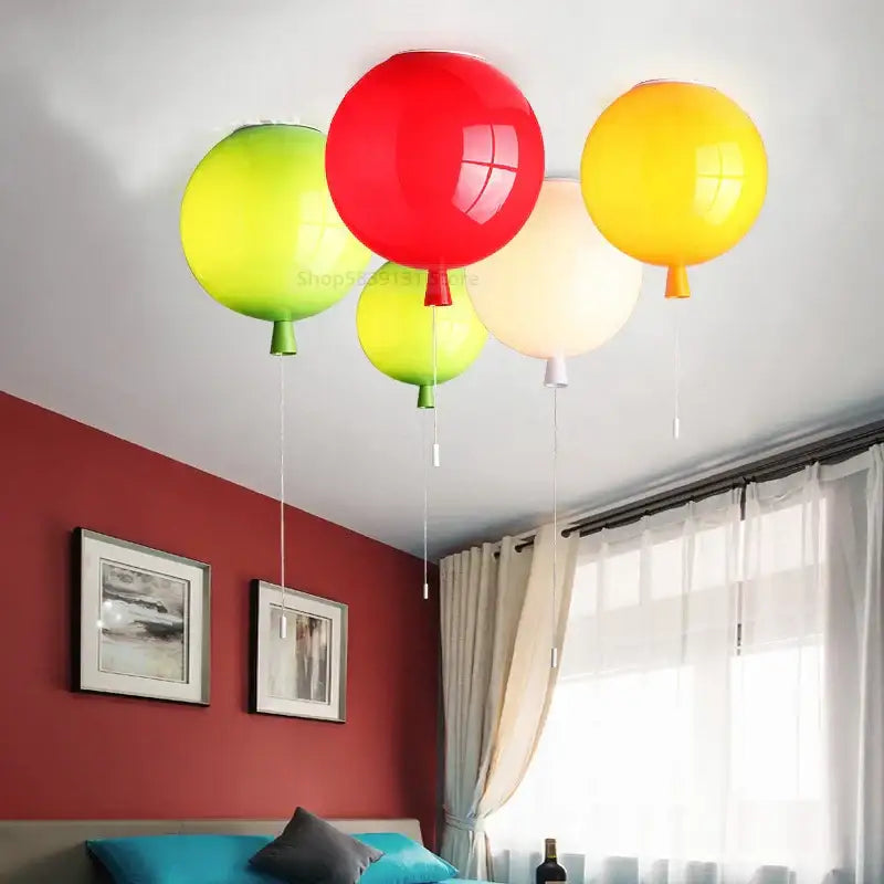DecorBites™ Acrylic Balloon Ceiling Lights: Modern Nordic Living Room Bedroom Decor Light