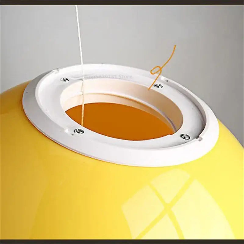 مصابيح سقف بالون أكريليك DecorBites™: مصباح إضاءة عصري على الطراز الاسكندنافي لغرفة المعيشة وغرفة النوم