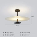 DecorBites™ Acrylic Black Round Chandelier for Bedroom and Salon Lighting