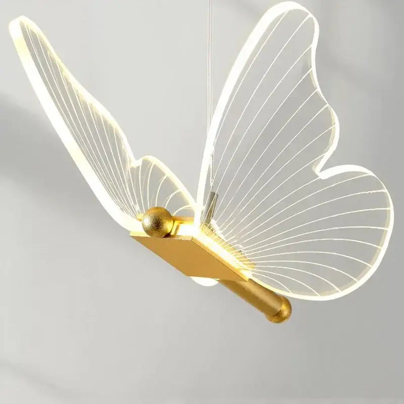 DecorBites™ Acrylic Butterfly LED Pendant Light - Modern Luxury Designer Fixture