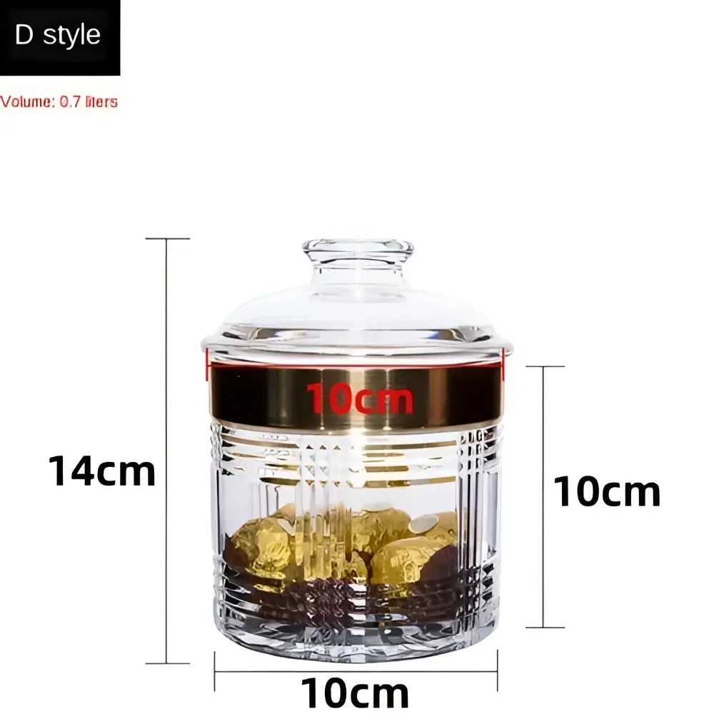 DecorBites™ Acrylic Candy & Spice Jar Set for Kitchen Food Storage
