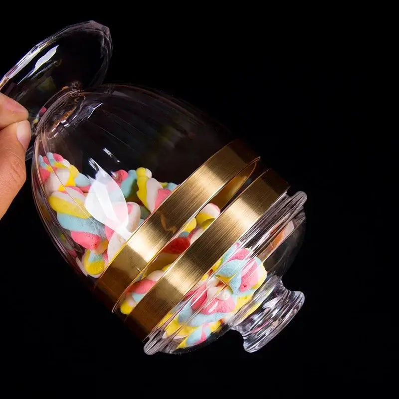 DecorBites™ Acrylic Candy & Spice Jar Set for Kitchen Food Storage