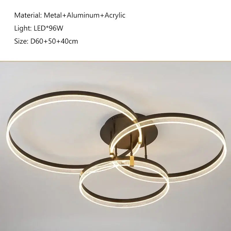 DecorBites™ Acrylic Ceiling Chandelier Lights for Modern Living Room Kitchen Decoration