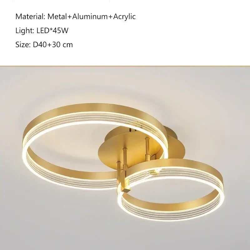 DecorBites™ Acrylic Ceiling Chandelier Lights for Modern Living Room Kitchen Decoration
