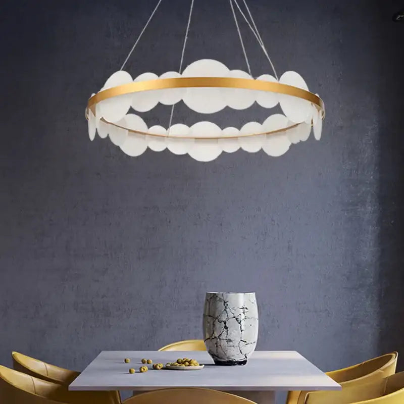 ثريا سقف أكريليك DecorBites™ - مصباح تعليق عصري للديكور المنزلي إضاءة داخلية