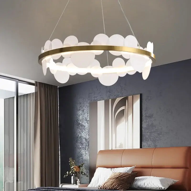 ثريا سقف أكريليك DecorBites™ - مصباح تعليق عصري للديكور المنزلي إضاءة داخلية