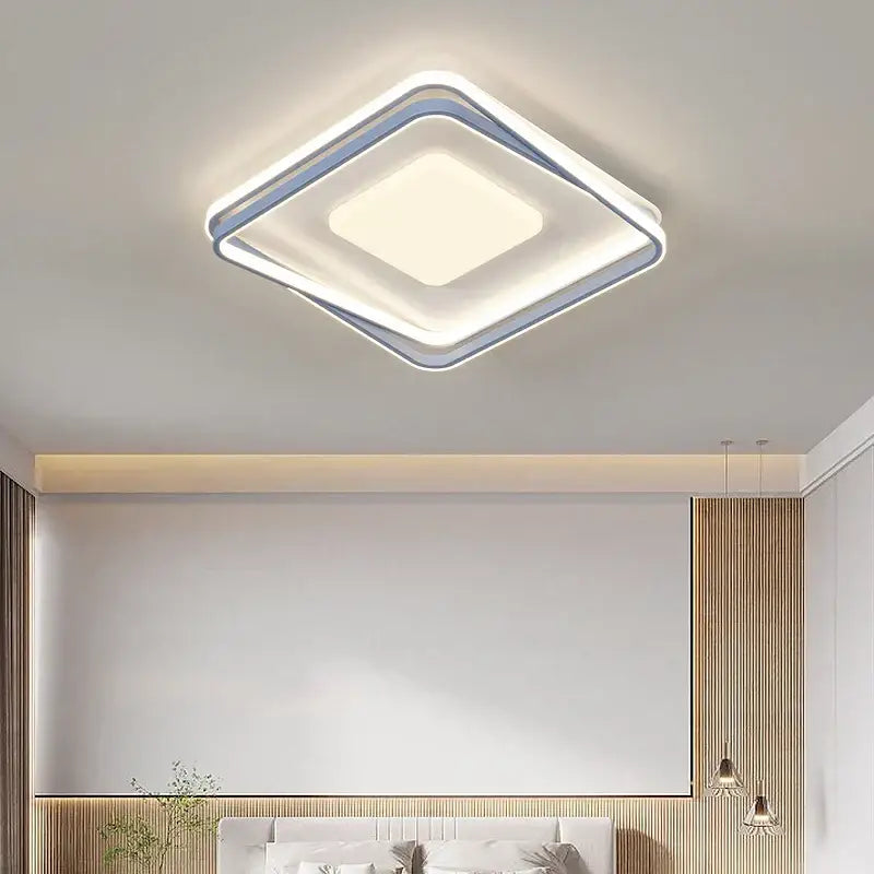 DecorBites™ Acrylic Chandelier: Minimalist Indoor Light for Living Room, Bedroom, and Kitchen