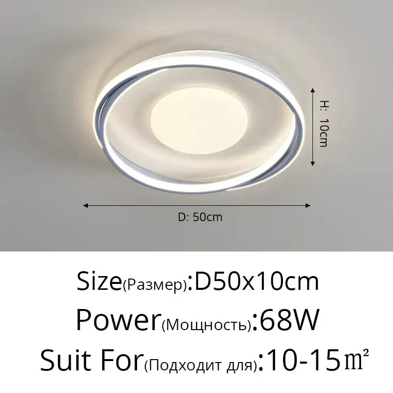 DecorBites™ Acrylic Chandelier: Minimalist Indoor Light for Living Room, Bedroom, and Kitchen