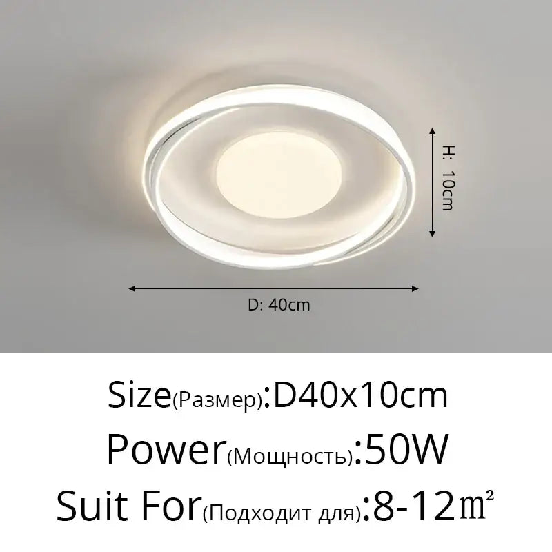 DecorBites™ Acrylic Chandelier: Minimalist Indoor Light for Living Room, Bedroom, and Kitchen