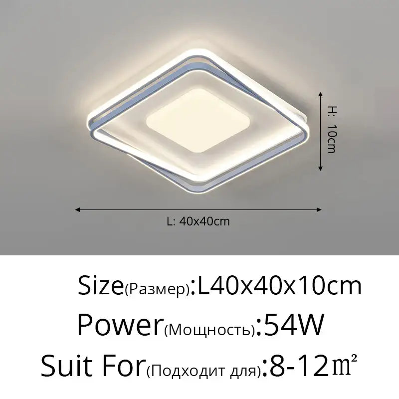 DecorBites™ Acrylic Chandelier: Minimalist Indoor Light for Living Room, Bedroom, and Kitchen