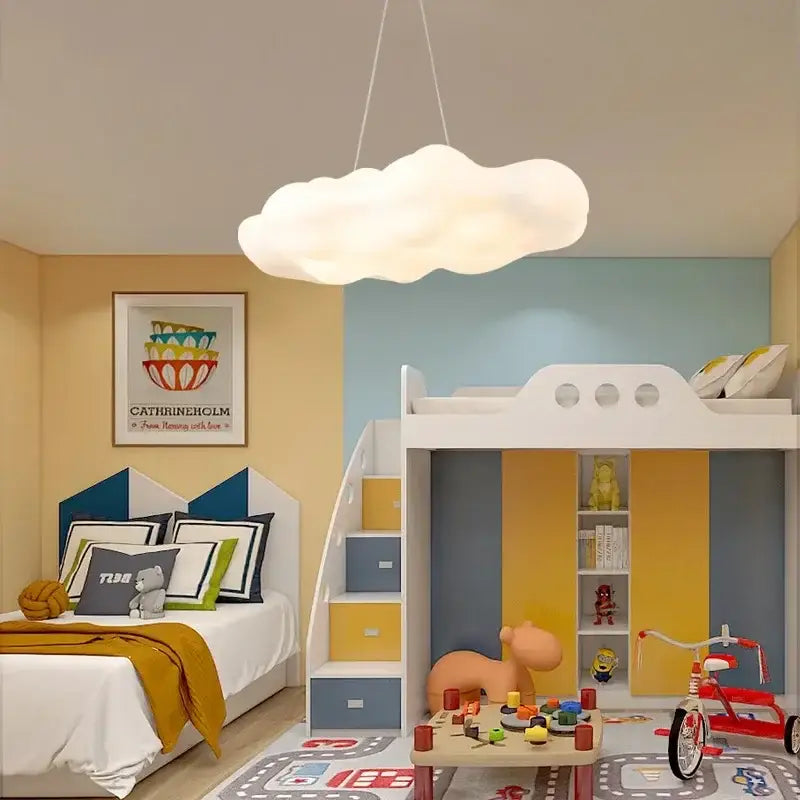 DecorBites™ Acrylic Cloud LED Ceiling Chandelier for Living Room and Bedroom