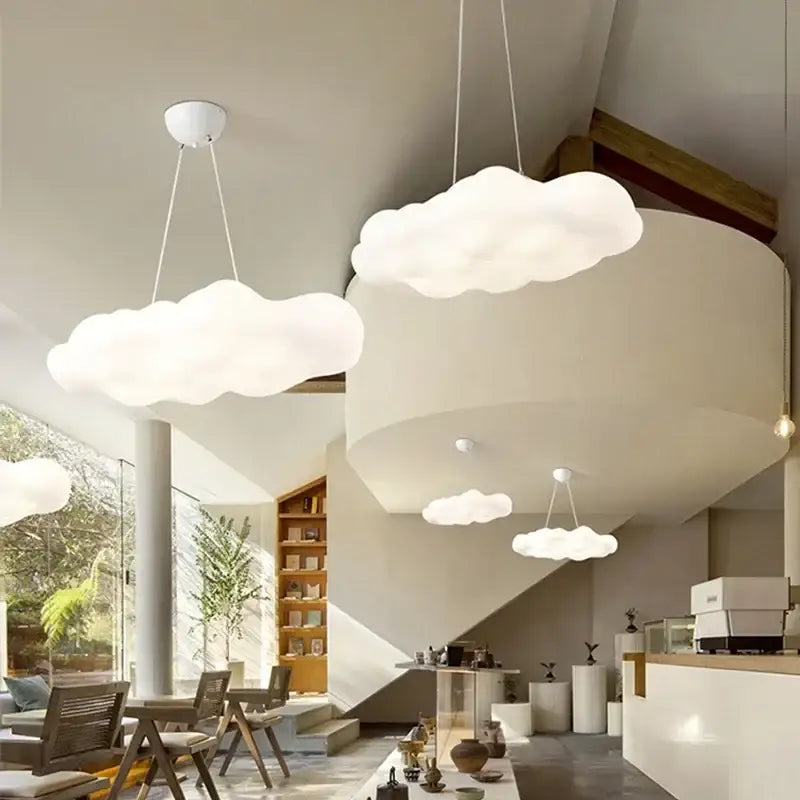 DecorBites™ Acrylic Cloud LED Ceiling Chandelier for Living Room and Bedroom