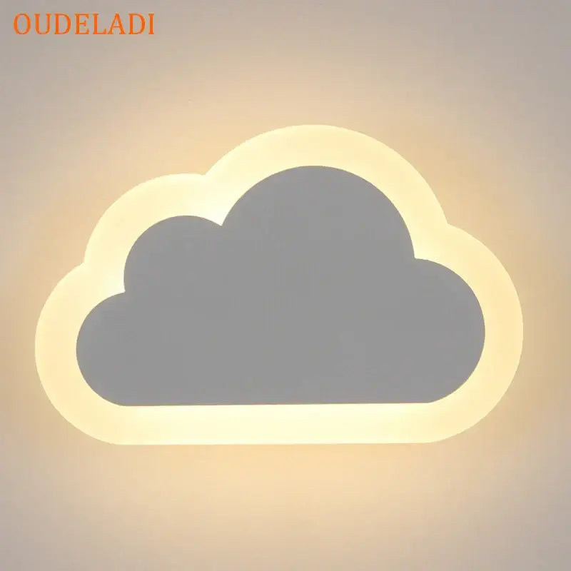 DecorBites™ Acrylic Clouds LED Wall Light for Modern Home Decor and Bedroom Lighting