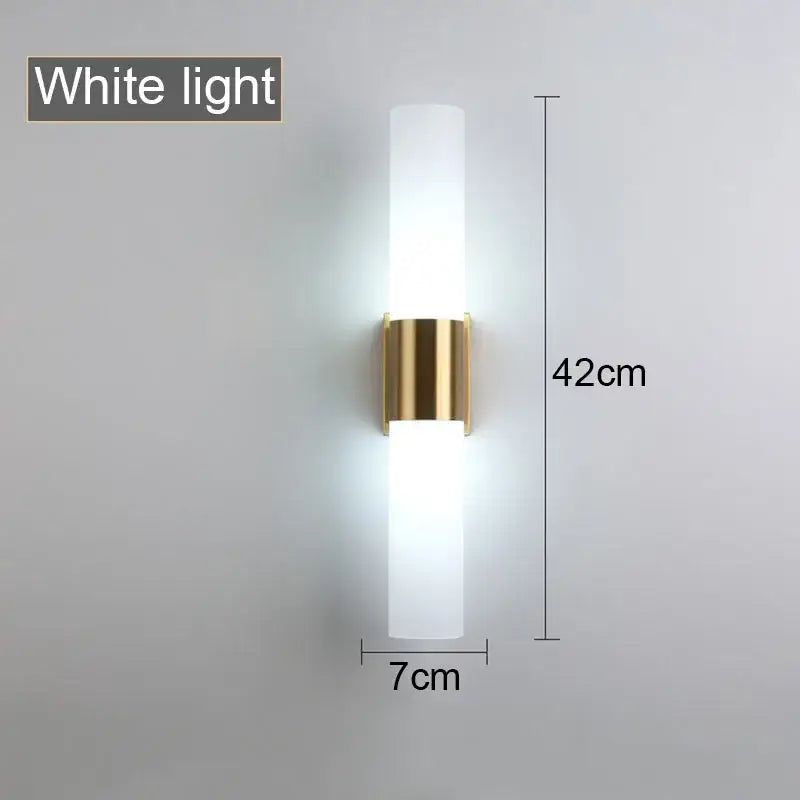 DecorBites™ Acrylic Cylinder Wall Lamp for Bedroom, Living Room, Study - LED Lighting