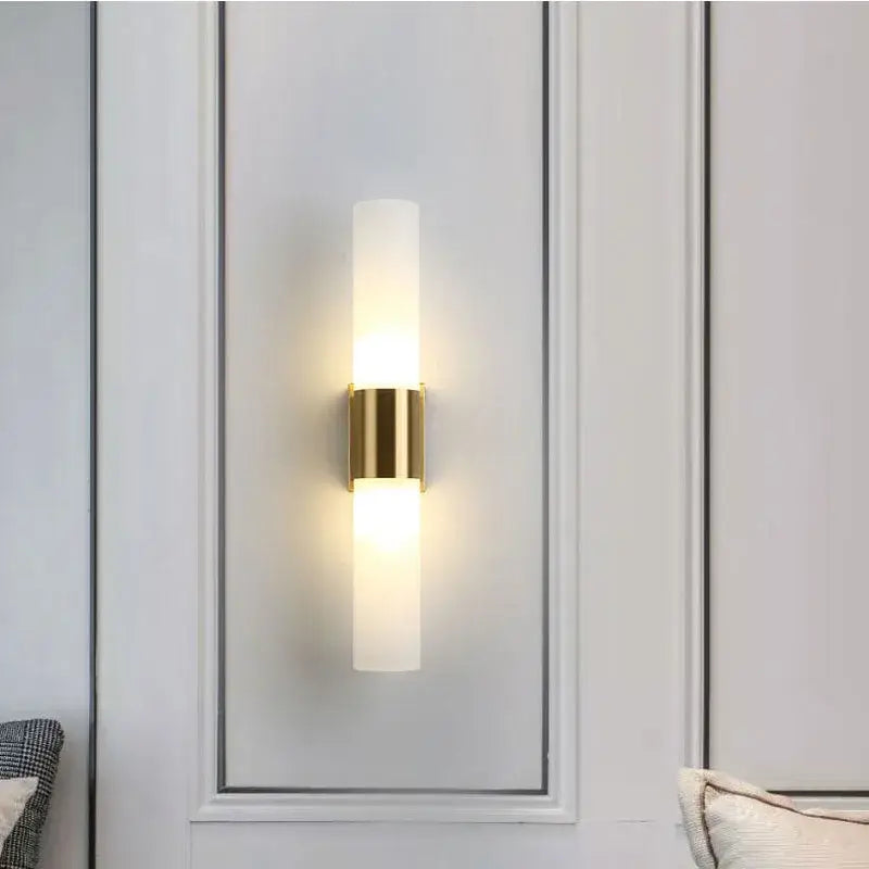 DecorBites™ Acrylic Cylinder Wall Lamp for Bedroom, Living Room, Study - LED Lighting