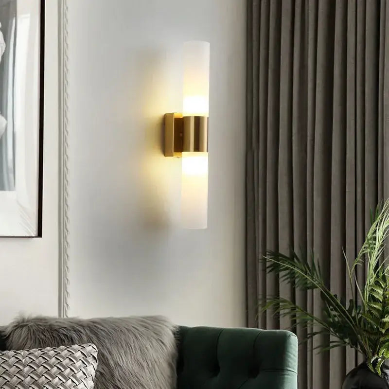 DecorBites™ Acrylic Cylinder Wall Lamp for Bedroom, Living Room, Study - LED Lighting