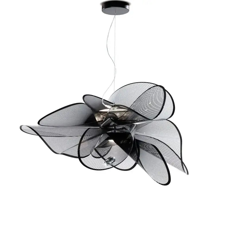DecorBites™ Acrylic Flower Chandelier: Nordic Designer Lighting for Restaurant, Living Room, Bedroom