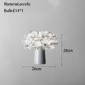 DecorBites™ Acrylic Flower LED Table Lamp for Bedroom and Living Room Lighting
