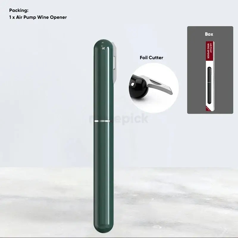 DecorBites™ Air Pump Corkscrew Pin Cork Remover & Bottle Opener Kit