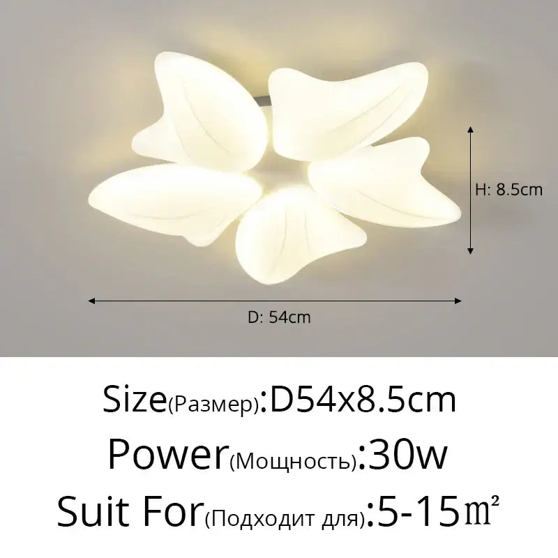 DecorBites™ Aisal Flower Ceiling Chandelier with Remote Dimming for Modern Home Decor