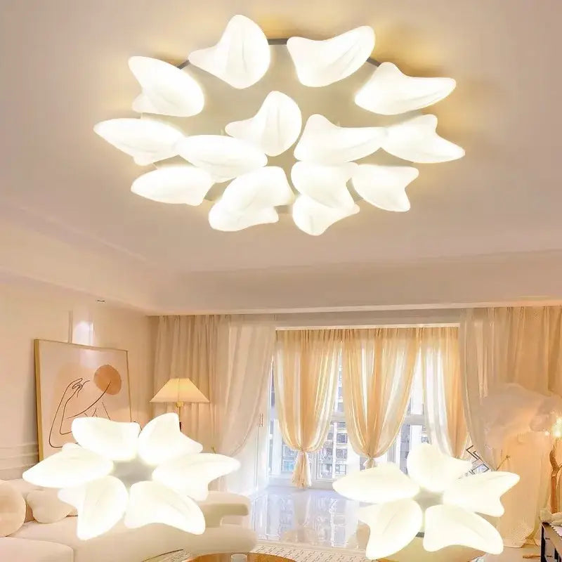 DecorBites™ Aisal Flower Ceiling Chandelier with Remote Dimming for Modern Home Decor