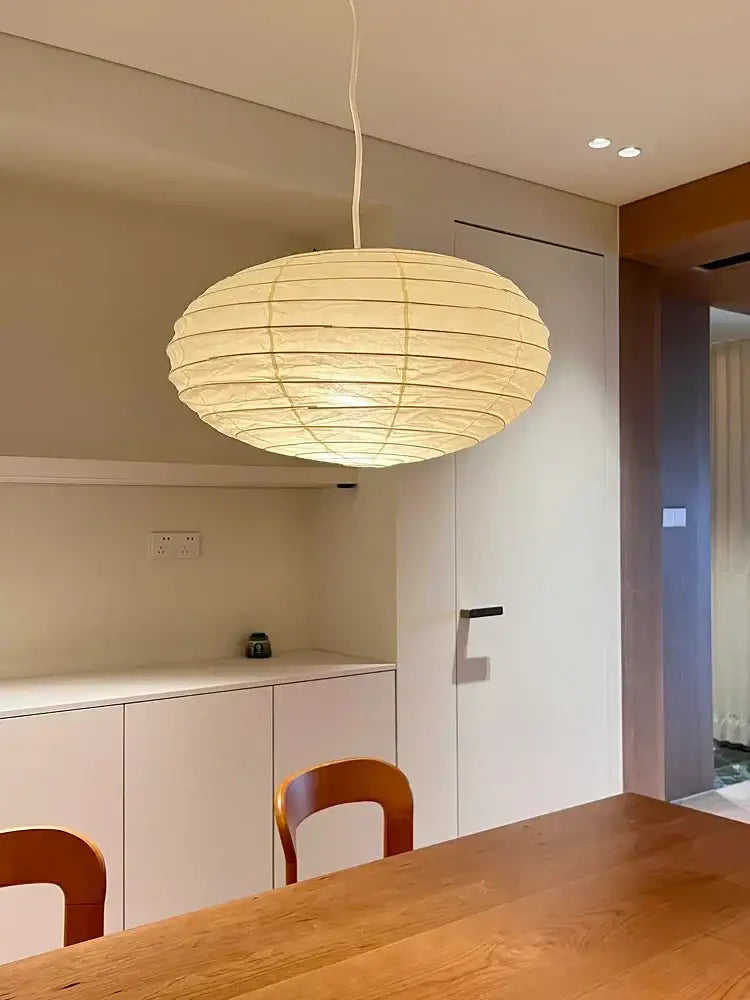DecorBites™ Akari Noguchi Rice Paper Pendant Lights for Bedroom Tea/Living Room