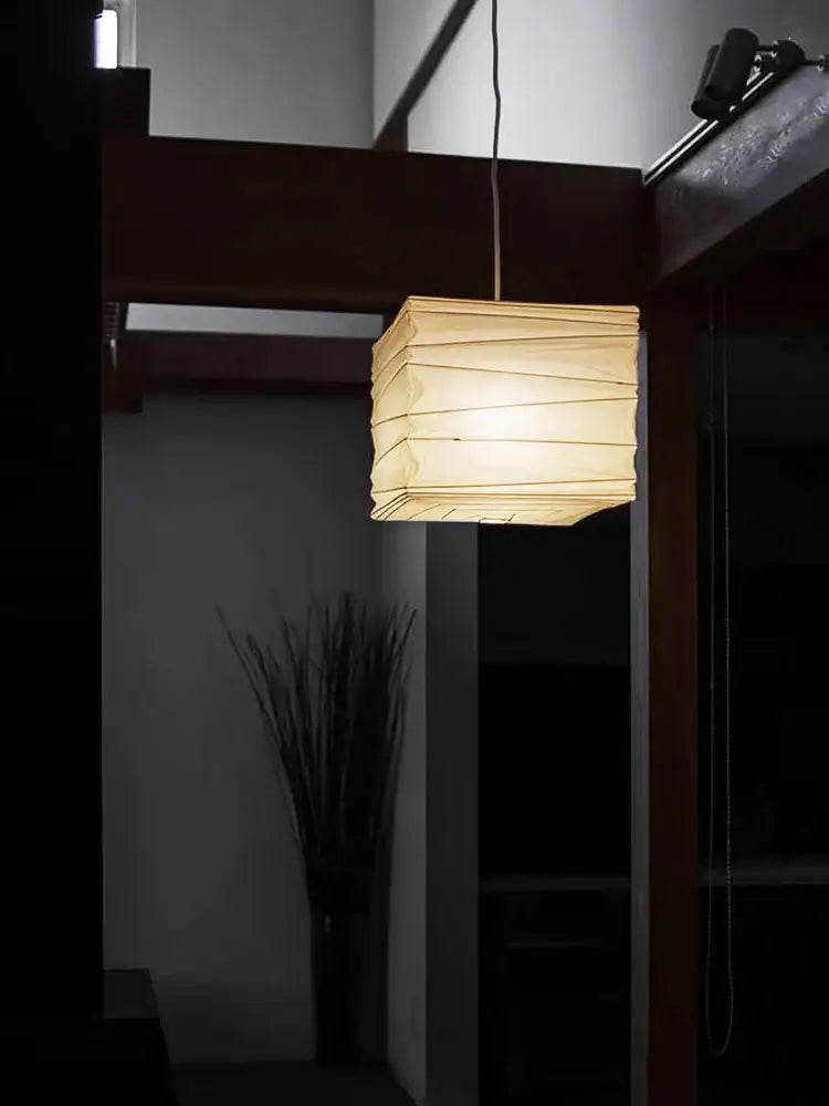 DecorBites™ Akari Noguchi Rice Paper Pendant Lights for Bedroom Tea/Living Room