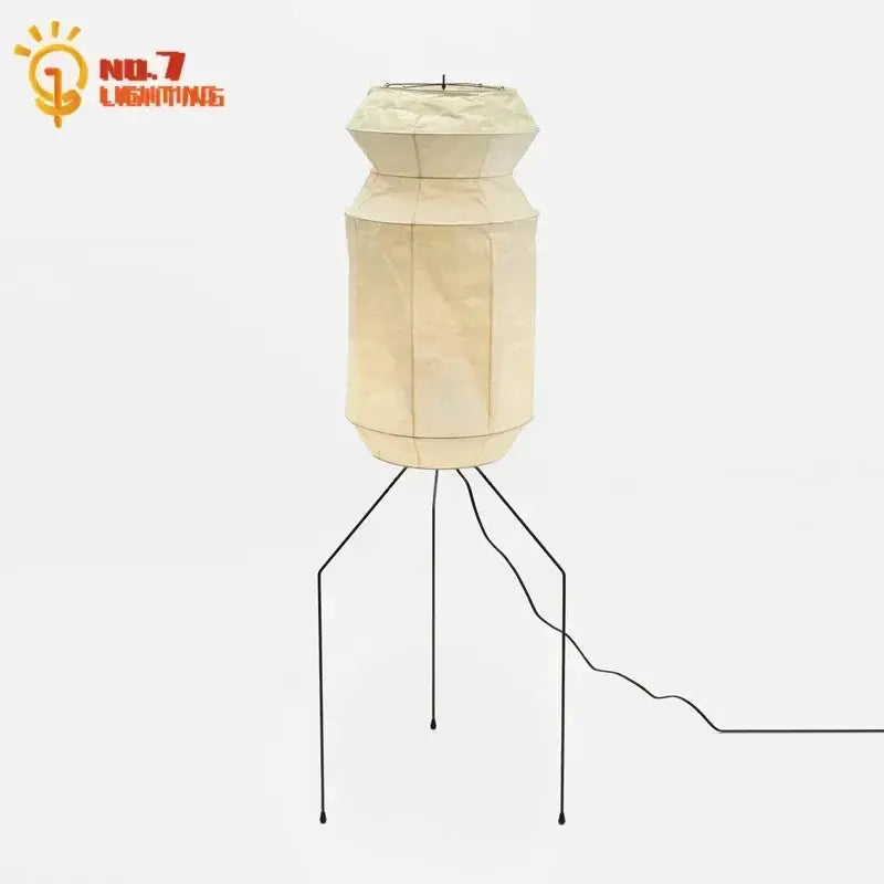 DecorBites™ Akari Noguchi Rice Paper Table Lamp LED E27 Modern Light for Living Room