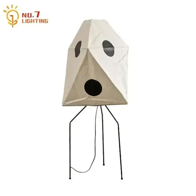 DecorBites™ Akari Noguchi Table Lamp LED E27 Rice Paper Desk Light